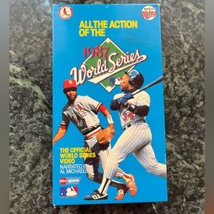 All the action of the 1987 World Series VHS, ABC Sports Minnesota Twins Baseball